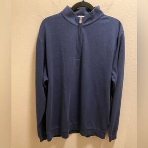 Peter Millar Blue Quarter-Zip Sweatshirt